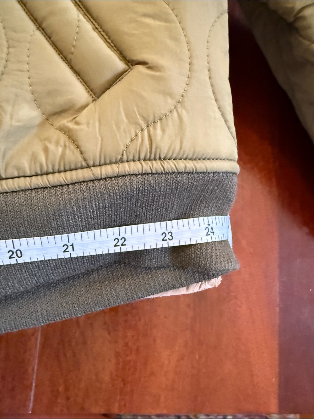 No. 6 Landmark jacket.  Quilted Olive Green Bomber Jacket - Picture 11 of 11